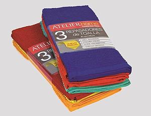 SET DE REPASADORES COLORES X 3