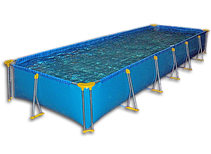 PILETA DE LONA PILETIN 10200 LTS 6.15 X 2.15 X 0.80