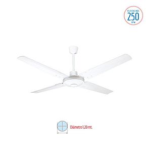 VENTILADOR DE TECHO 4 ASPAS METALICAS BLANCO LILIANA VTHB100