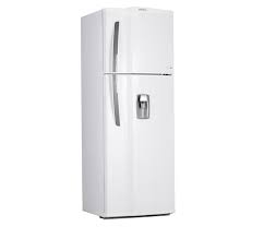 HELADERA CON FREEZER Y DISPENSER MABE BLANCA NO FROST 270 L HMA335NFBD