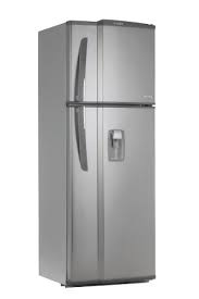 HELADERA CON FREEZER CON DISPENSER MABE ACERO NO FROST 270 L  HMA335NFMD