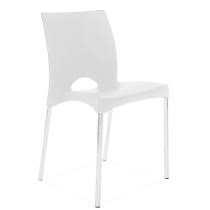 SILLA BOSTON PATAS METALICAS BLANCA GARDEN LIFE F900000