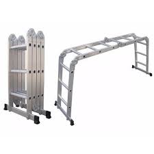 ESCALERA ALUMINIO ARTICULADA 12 ESCALONES GARDEN LIFE TE1600