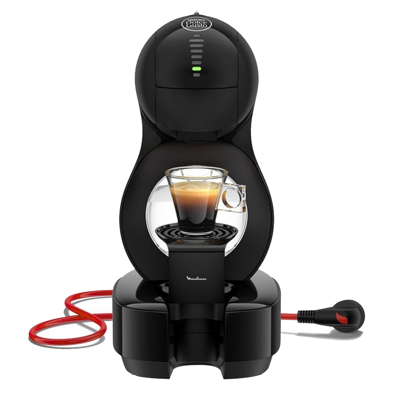 CAFETERA MOULINEX NESCAFE DOLCE GUSTO LUMIO NEGRA 130858