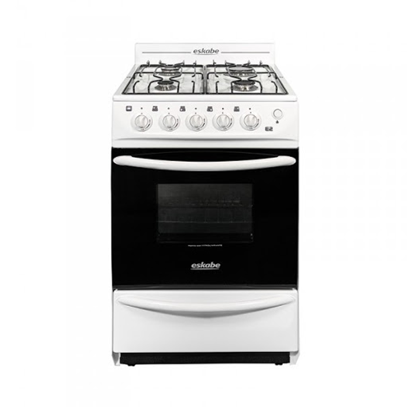 COCINA ESKABE BLANCA CON ENCENDIDO 52CM MULTIGAS E2 BC