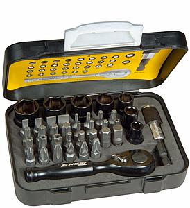 JUEGO DE PUNTAS TUBOS 39 PIEZAS PARA MOTOS STANLEY 1390612