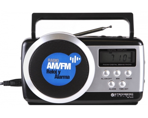 RADIO PORTATIL DIGITAL DUAL AM-FM STROMBERG 7818