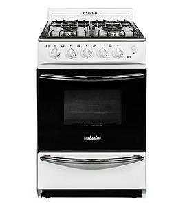 COCINA ESKABE BLANCA PLANCHA INOXIDABLE CON ENCENDIDO 52 CM E3 BCX