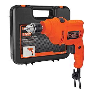 TALADRO PERCUTOR 550W CON KIT BLACK Y DECKER TP550K