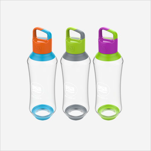 PACK DE 3 BOTELLAS DEPORTIVAS  DE COLORES 600 ML PSA