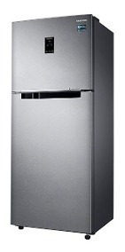 HELADERA CON FREEZER SAMSUNG ACERO 320L RT32K5070