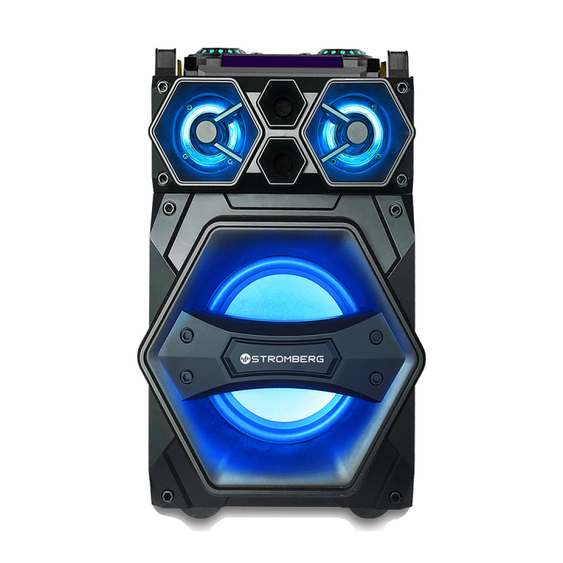 TORRE PORTATIL 120W BLUETOOTH-FM-AUX-USB STROMBERG DJ4002