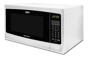 MICROONDAS CON GRILL BGH BLANCO 28LTS B228DB9
