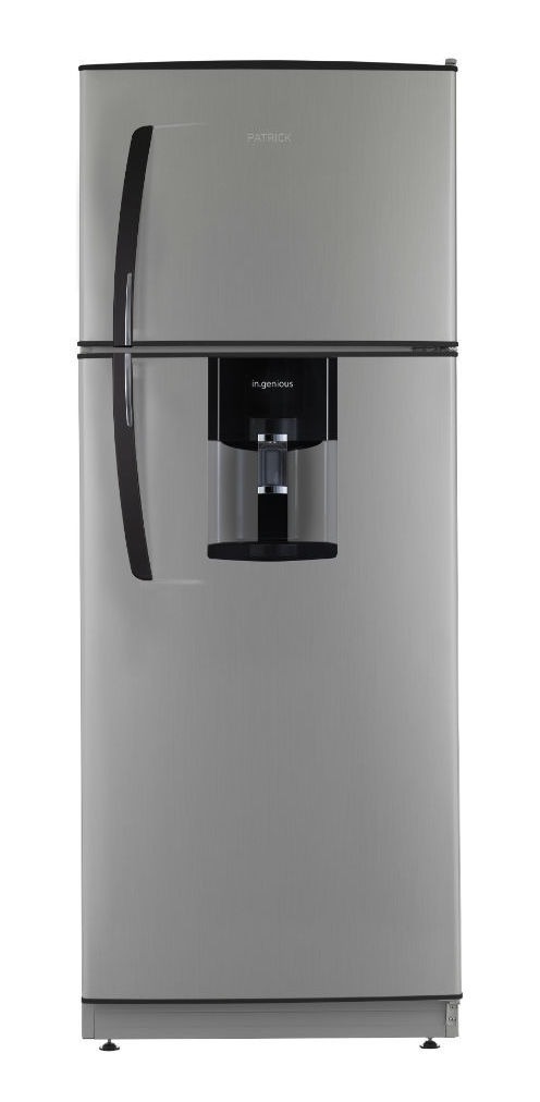 HELADERA CON FREEZER Y DISPENSER PATRICK ACERO 364 L HPK141M10S