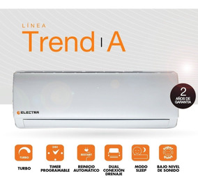 A/C SPLIT ELECTRA FRIO-CALOR TREND A 2600W + UNIDAD EXTERIOR TRDO26TC