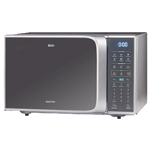 MICROONDAS BIFUNCION CON GRILL BGH SILVER 28 LITROS B228DS20