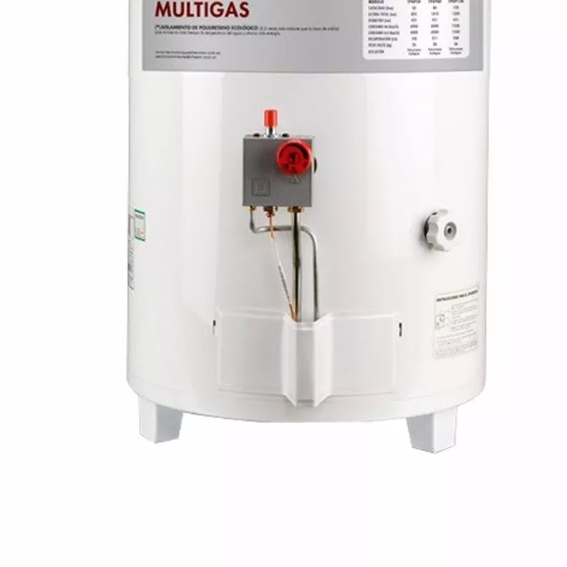 TERMOTANQUE A GAS MULTIGAS SHERMAN PIE 80 LTS ENT-SUPERIOR TPGP080MSH13