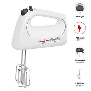 BATIDORA DE MANO FACILITA MOULINEX HM150158