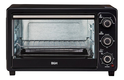 HORNO ELECTRICO BGH 25 LTS NEGRO BHE25M19N