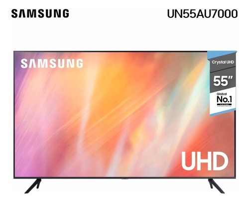 LED 55" STEREO ULTRA HD 4K SMART TV SAMSUNG UN55AU7000