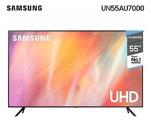 LED 55" STEREO ULTRA HD 4K SMART TV SAMSUNG UN55AU7000
