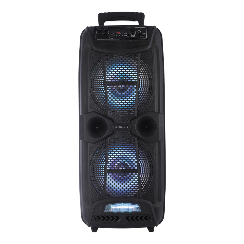 PARLANTE PORTATIL 2 VIAS 8" BLUETOOTH-USB 15W SMARTLIFE PB208015