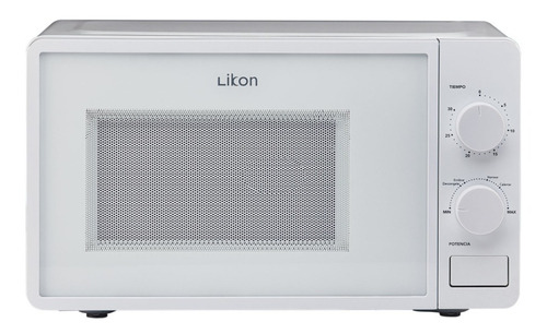 MICROONDAS CON GRILL MONOFUNCION BLANCO LIKON 20 LTS LI20MS20
