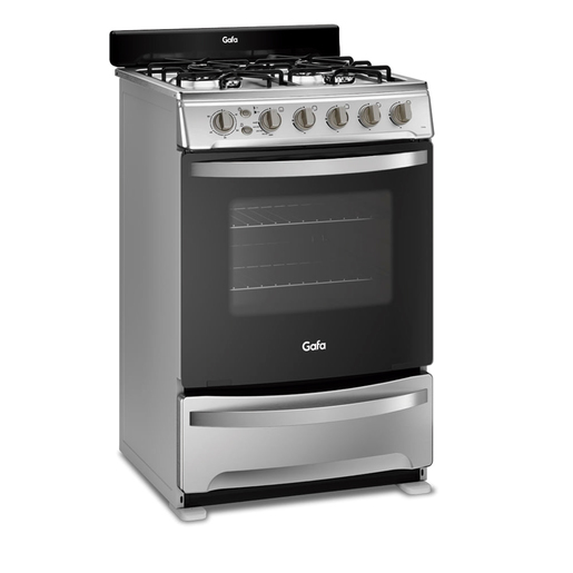 COCINA GAFA BLANCA 56CM CON ENCENDIDO Y LUZ CGB56