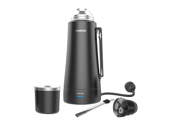 TERMO ELECTRICO E-TERMO 700W 1 LTS NEGRO PEABODY ET1000N
