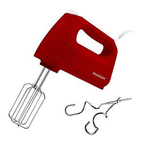 BATIDORA DE MANO 300W 4 VELOC. ROJA PEABODY HM550R