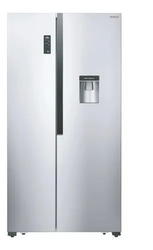 HELADERA SIDE BY SIDE INOXIDABLE 554 LTS NO FROST INVERTER PEABODY SBS67INV