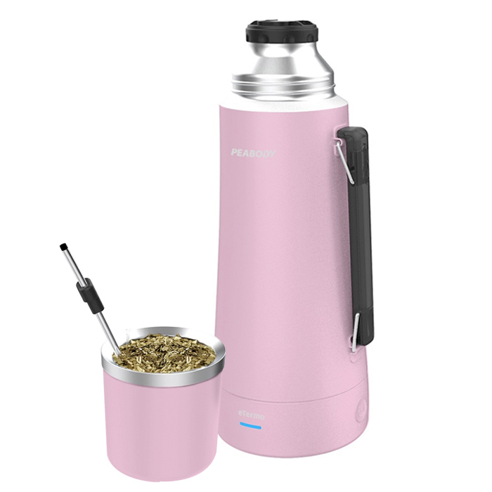 TERMO ELECTRICO E-TERMO 700W 1 LTS ROSA PEABODY T1001P