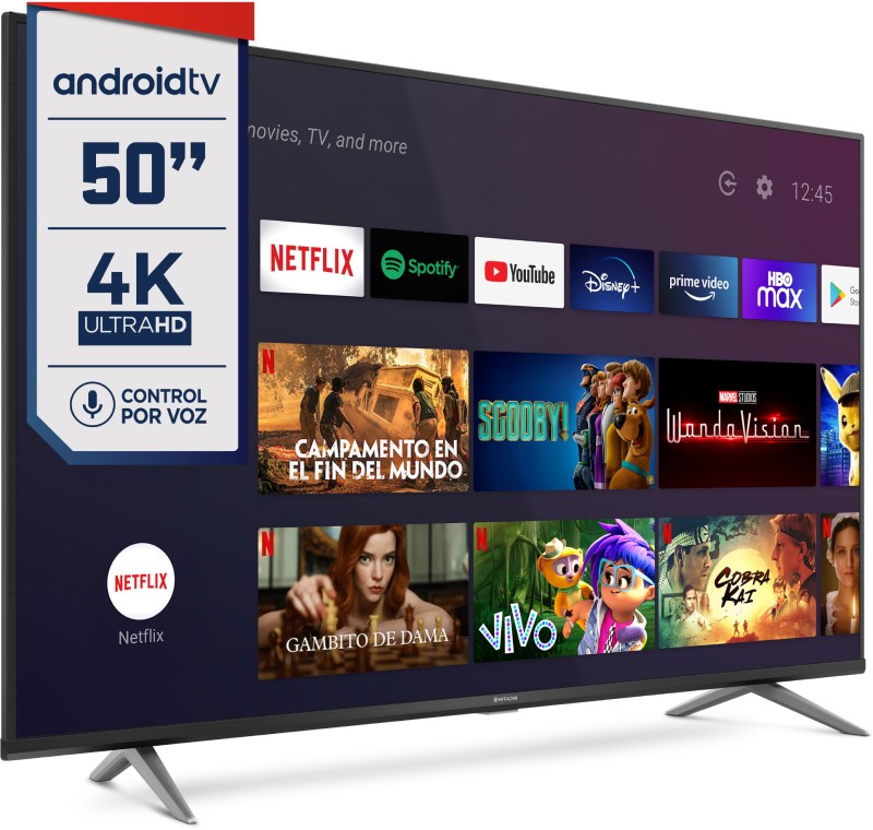 LED 50" STEREO FULL HD SMART TV 4K ANDROID-CHROMECAST HITACHI LE504KS