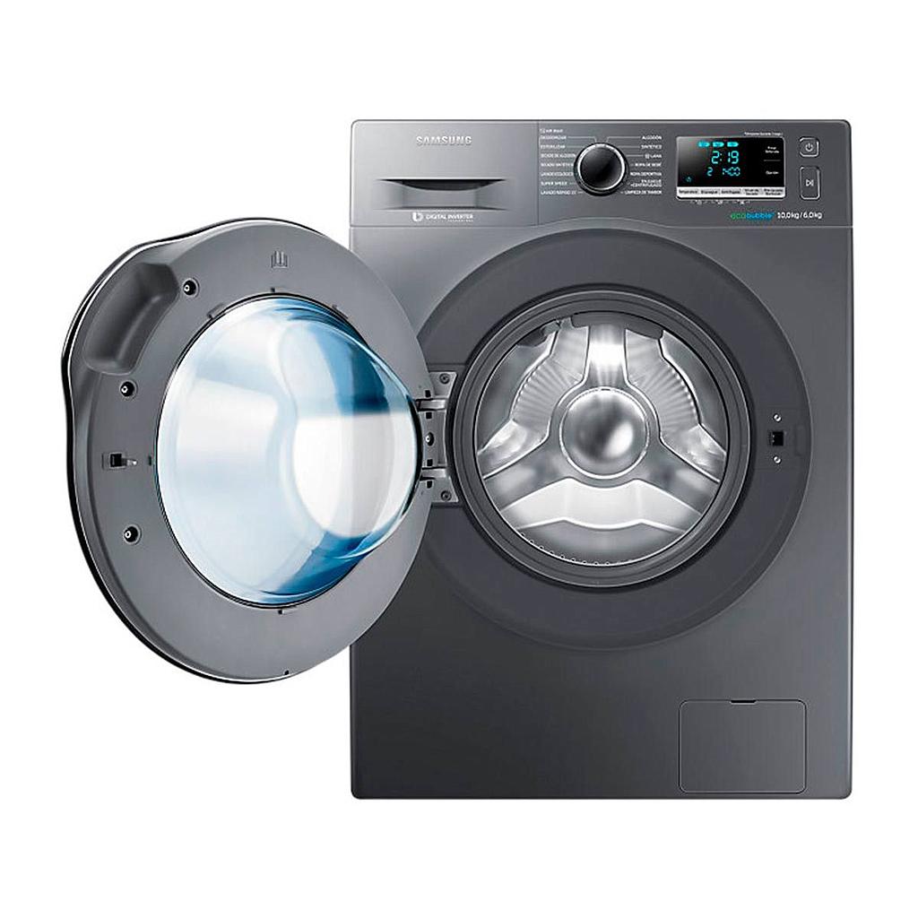 LAVASECARROPAS 10 KG INVERTER 1400 RPM SAMSUNG WD10T504DBX