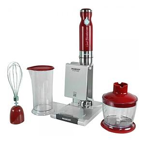 LICUADORA DE MANO CON PIE 800W ROJA PEABODY LM327R