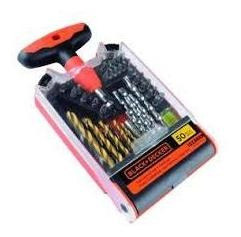 SET DE 50 PIEZAS DE MECHA Y PUNTAS BLACK Y DECKER BDA50LAX