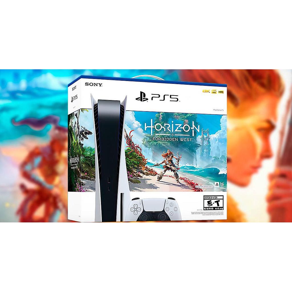 PLAY STATION 5 ORIGINAL 825GB + HORIZON FORBIDDEN WEST BUNDLE 