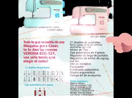 MAQUINA DE COSER VERONA ECOK21