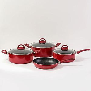 BATERIA DE COCINA JENA FEUER ANTIADHERENTE 7 PIEZAS