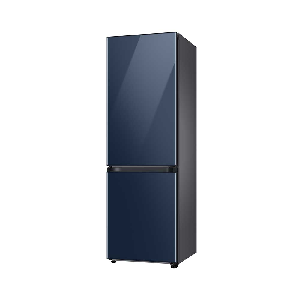 HELADERA CON FREEZER SAMSUNG SATIN GRAY BESPOKE 328 LTS NO FROST INVERTER EB33A7031