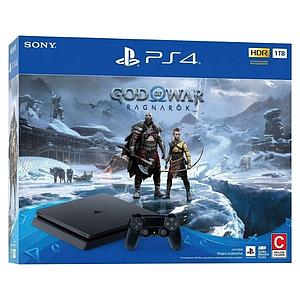 PLAY STATION 4 ORIGINAL SLIM SONY 1 TB + JUEGO ( GOD OF WAR RAGNAROK BUNDLE )