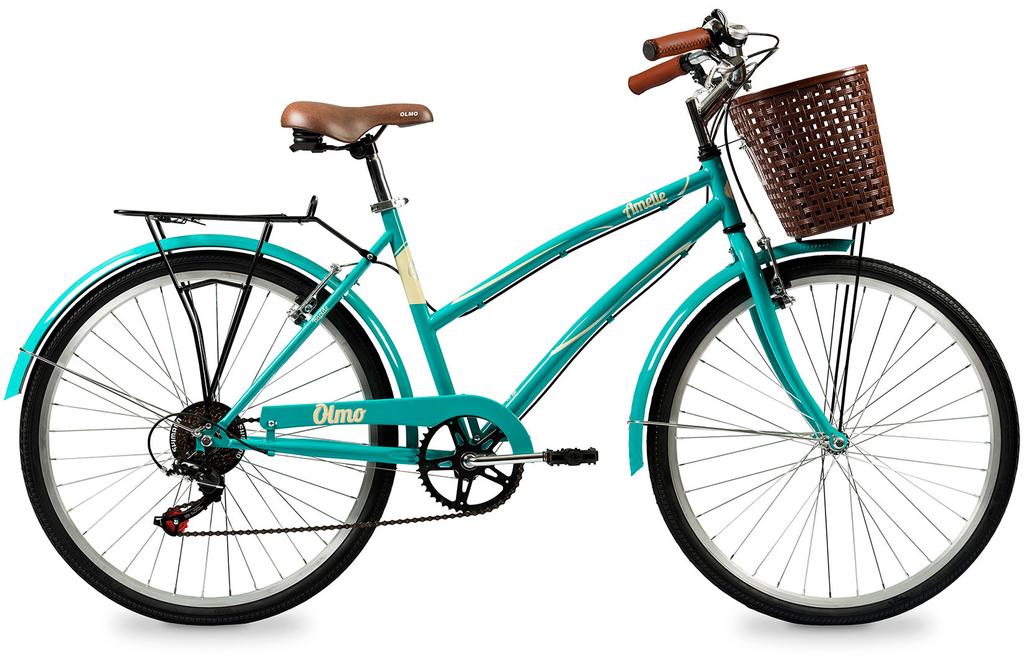 BICICLETA PASEO DAMA ALUMINIO RODADO 26 AMELIE PLUME OLMO 1B01518