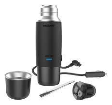 TERMO ELECTRICO PARA AUTO 12V. 95W 500ML INOXIDABLE PEABODY ET500S