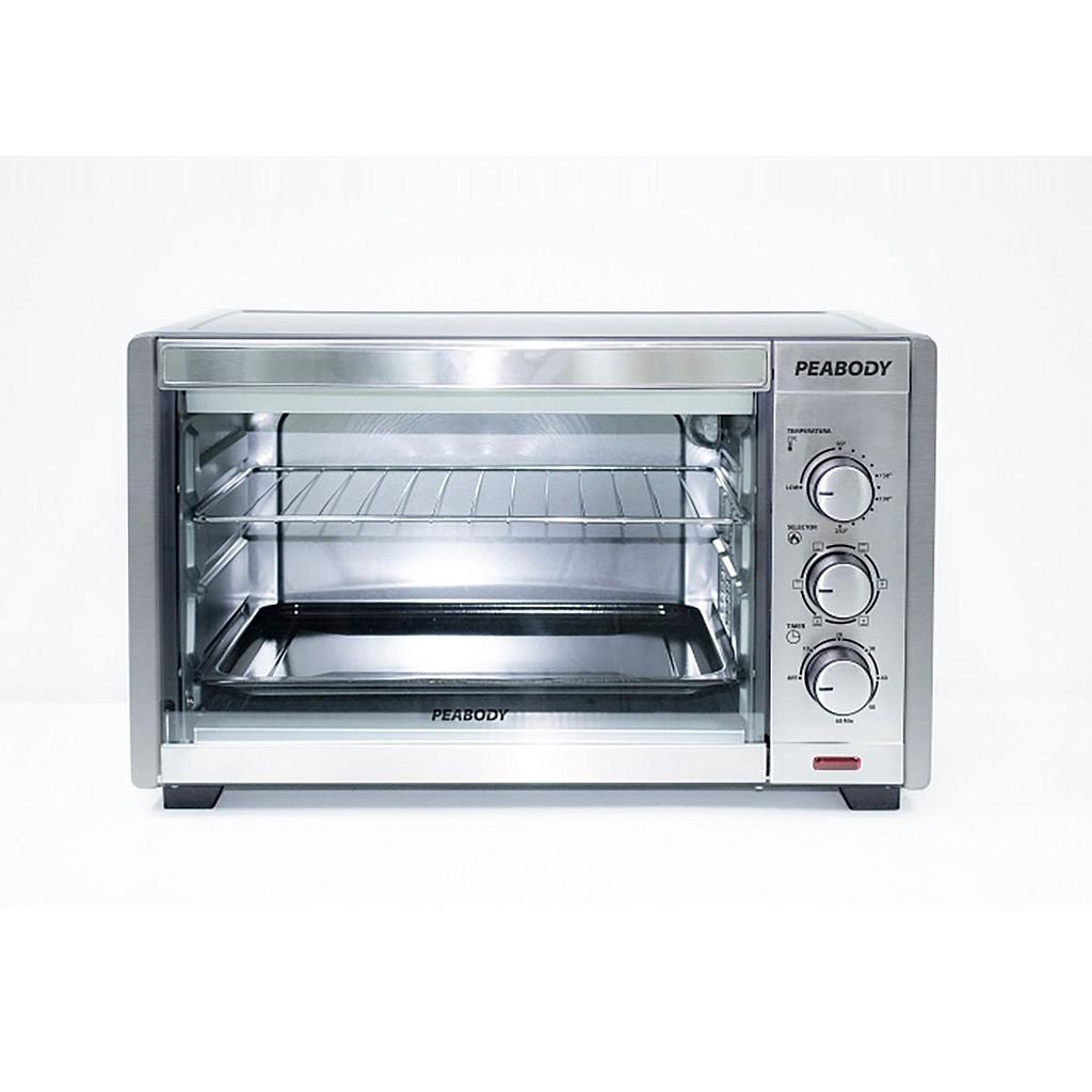 HORNO ELECTRICO 36 LTS 2000W INOXIDABLE PEABODY HE40S