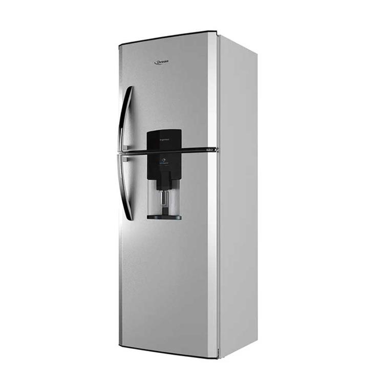 HELADERA CON FREEZER Y DISPENSER DREAN INOXIDABLE 392 LTS HDR400F11S