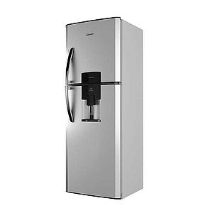 HELADERA CON FREEZER Y DISPENSER DREAN INOXIDABLE 392 LTS HDR400F11S