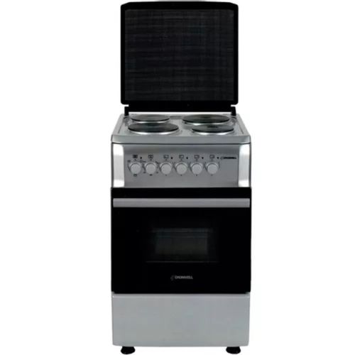 COCINA ELECTRICA 4 HORNALLAS PLATEADA 220V 57CM CROMWELL FSC60ES