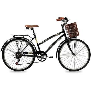 BICICLETA PASEO DAMA ACERO RODADO 26" OLMO AMELIE RAPID 