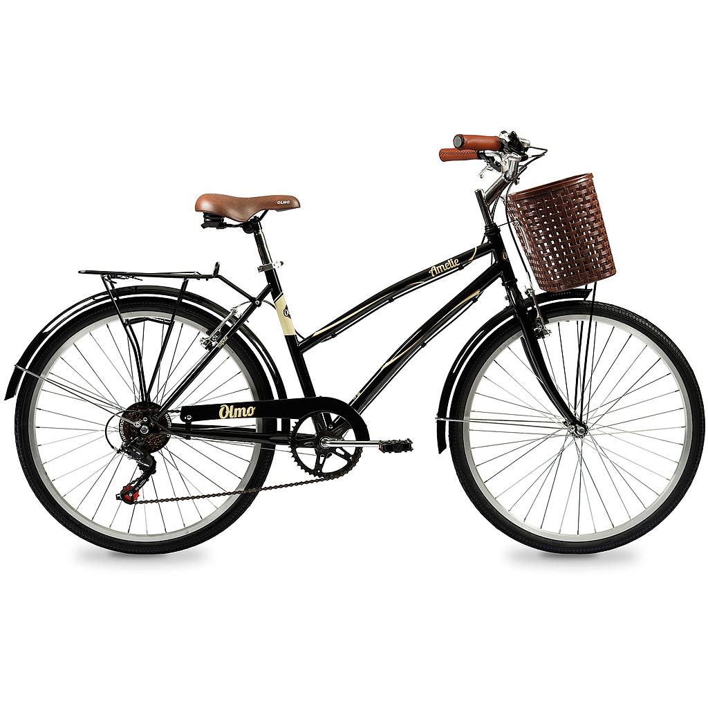 BICICLETA PASEO DAMA ACERO RODADO 26" OLMO AMELIE RAPID 