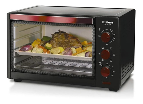 HORNO ELECTRICO MECANICO 2200W TURBOCOOK 46 LTS LILIANA AO460